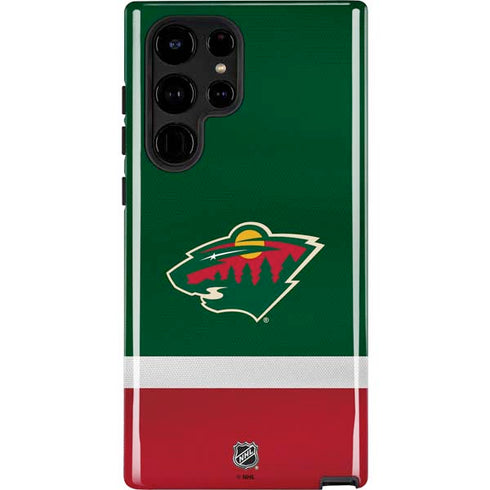 NHL Minnesota Wild Jersey Galaxy S25 Ultra Impact Case
